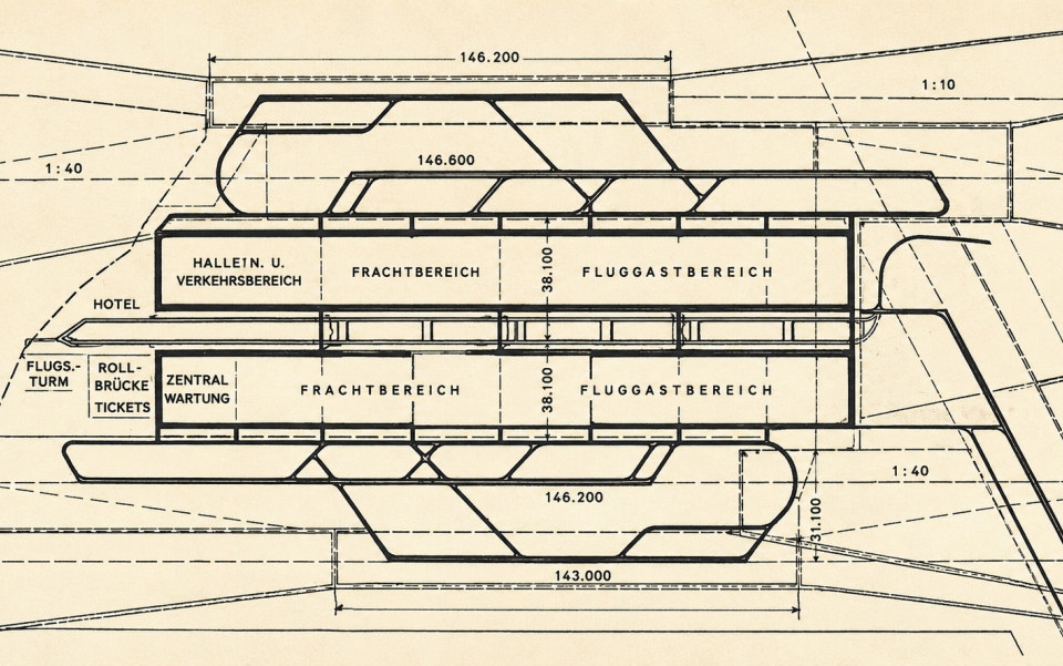 Planung des Großflughafens bei Sendenhorst in den 1970er Jahren